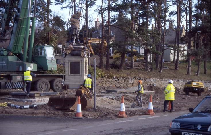 Dornoch war memorial move