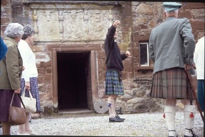 Dornoch Heritage Society outing to Castle Leod 1992