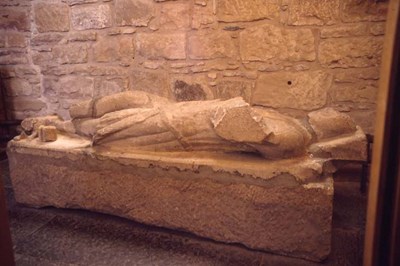 Sarcophagus in Dornoch Cathedral 1995
