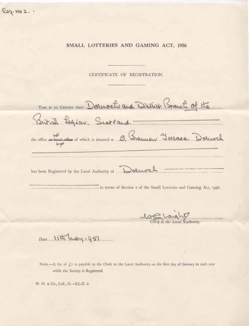 Royal British Legion Correspondence - Historylinks Archive