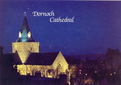 Furness Postcard Collection - Dornoch Cathedral at Night