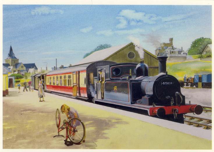 Furness Postcard Collection - Train at Dornoch Station - Historylinks ...