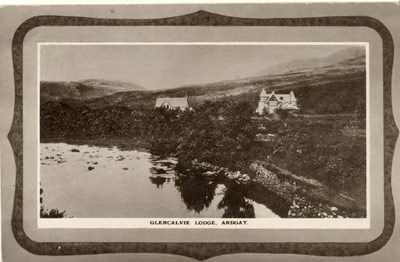 Furness Postcard Collection -   Glencalvie Lodge Ardgay