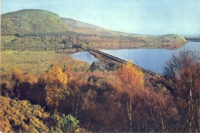 Furness Postcard Collection -  Road and rail crossing at the Mound