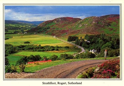 Furness Postcard Collection -  Strath Fleet, Rogart