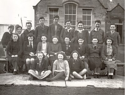 Dornoch Academy Photograph Class 1A 1950