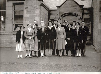 Dornoch Academy Fifth Sixth Year End of Term 1959
