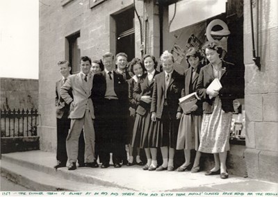 Dornoch Academy 5th & 6th year end of summer term 1959