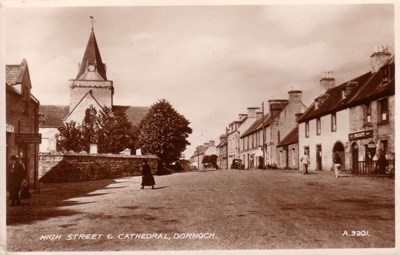High Street and Cathedral, Dornoch