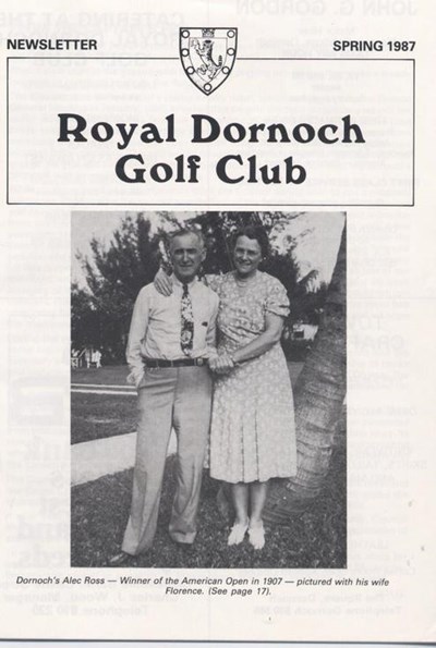 Royal Dornoch Golf club Newsletter Spring 1987