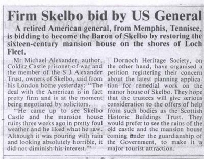 Firm bid by US General