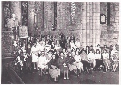 Television Recording in Dornoch Cathedral 1978