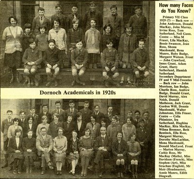 Dornoch Academicals in 1920s