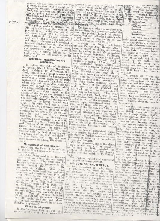 Northern Times Extract 1933