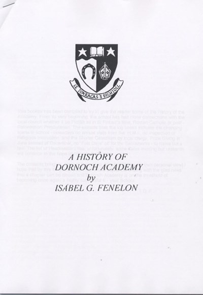 The History of Dornoch Academy 1995