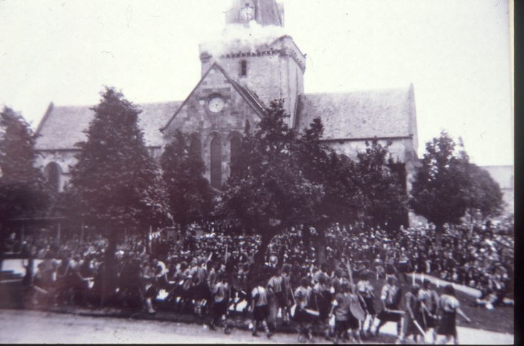 Dornoch Cathedral ~ 1928 Pageant