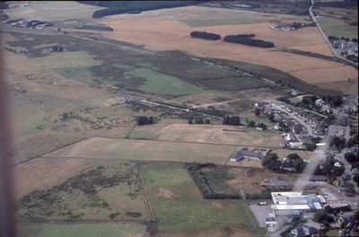 Aerial photograph of western side of Dornoch
