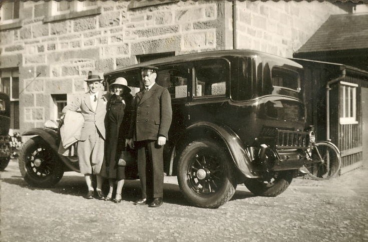 Lewis, Ruby and Macleod at Ardgay ~ Oct. 1935