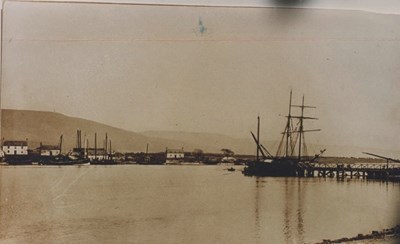 Sailing vessels at Littleferry 1890's