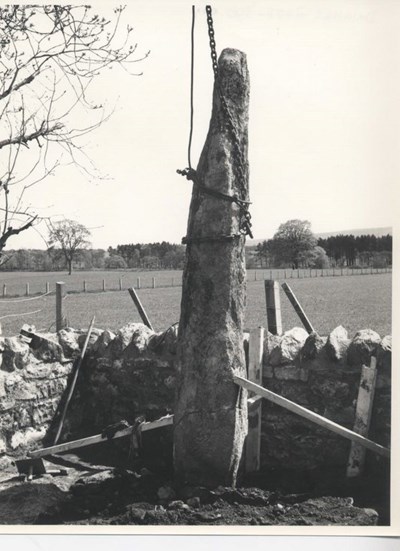 Repositioning of Clach a'Charra in 1968
