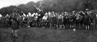 Scout camp activities 1928