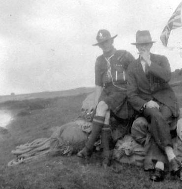 Scout patrol leader and adult