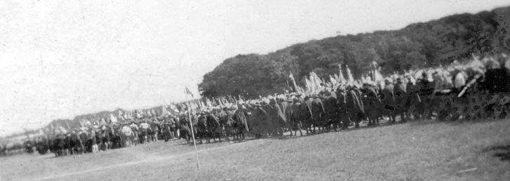 Large body of Scouts in various uniforms