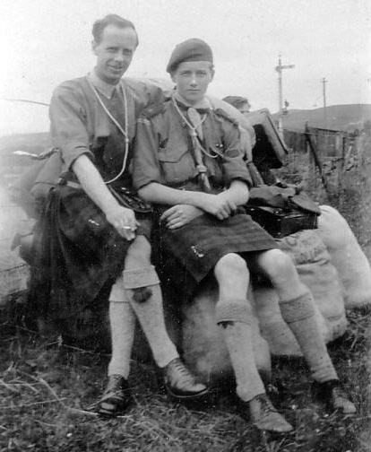 Scouts at the end of camp