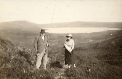 Mrs. Hardie, and an Unidentified Gentleman