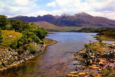 Quinag from the River Inver