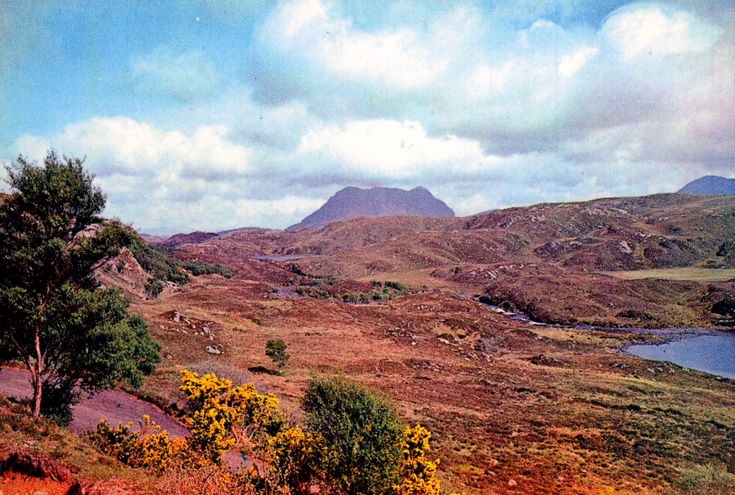 Coulmore from Lochinver Road, Sutherland