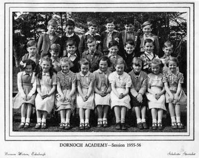 Dornoch Academy Session 1955 - 56