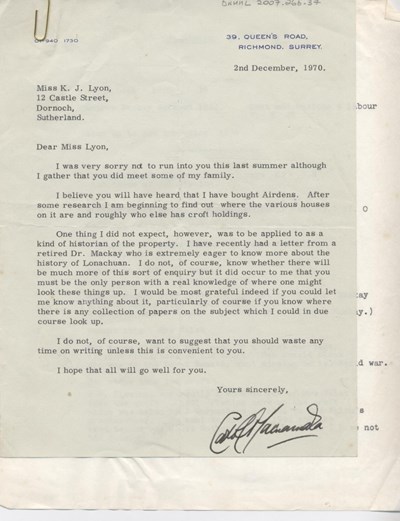 History of Loanachuan and Airdens