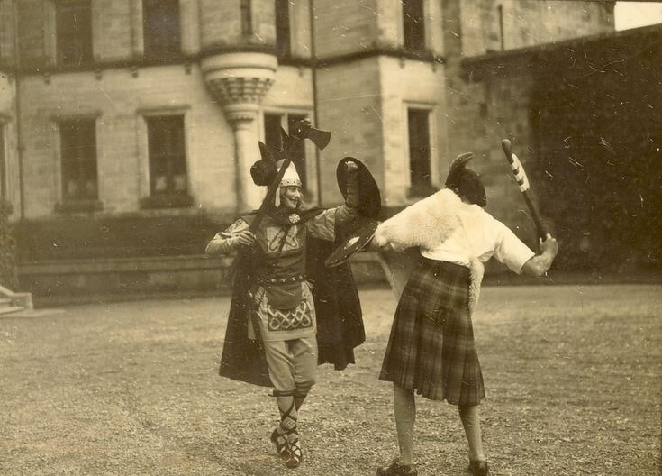 1928 Pageant fight enactment