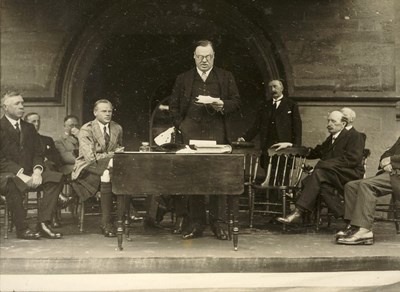 Speech - Freedom of Burgh Ceremony 1928