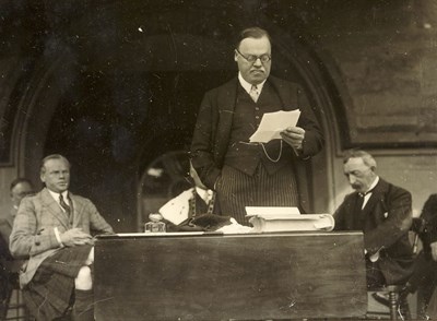 Speech - Freedom of Burgh ceremony 1928
