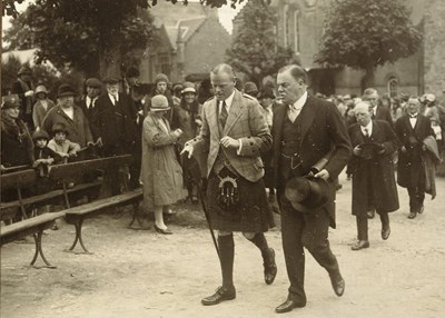 Duke of Sutherland at Freedom of Burgh Ceremony 1928