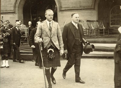 Duke of Sutherland following Freedom Ceremony 1928