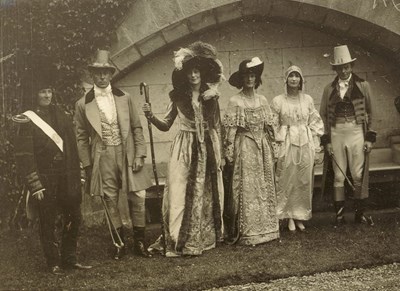 Elegant costurmes - group of six - Dornoch Pageant 1928