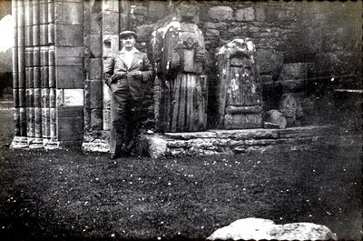 Thomas Hardie at a Ruined Abbey