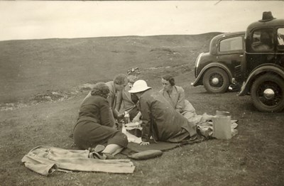 A picnic group c 1930