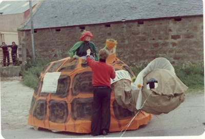 'Timmy the Tortoise' - pram race, Dornoch Festival week