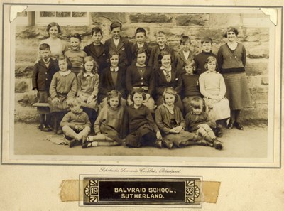 Balvraid School photograph 1936