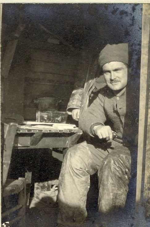 McLellan in ‘A’ Coy’s Mess.