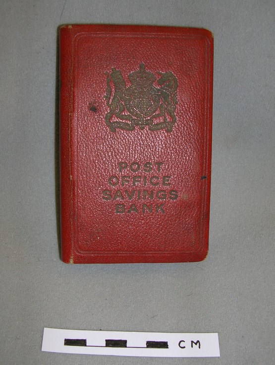 Red Post Office Savings Bank money box