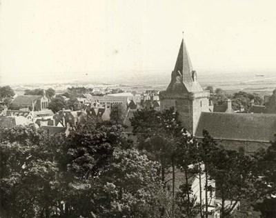 View of Dornoch from the north