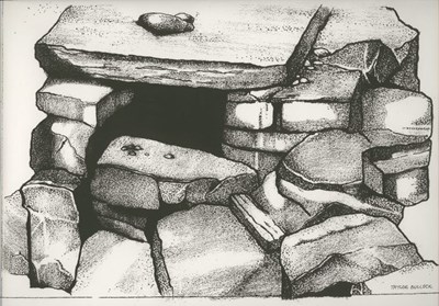 Drawing of St Michael's Well