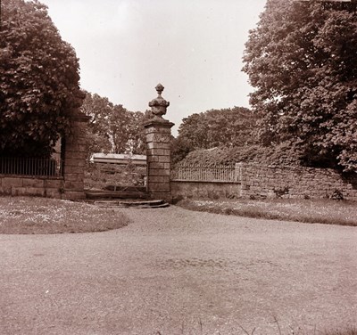 Gates at Eden Hall, Elseton, Shropshire