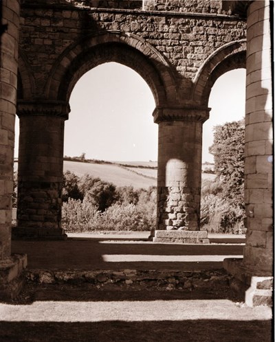 Church ruins in Shropshire
