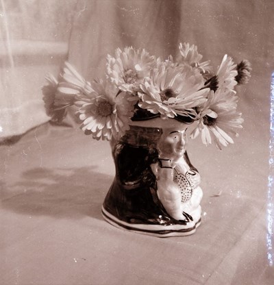 Toby Jug, with flowers 